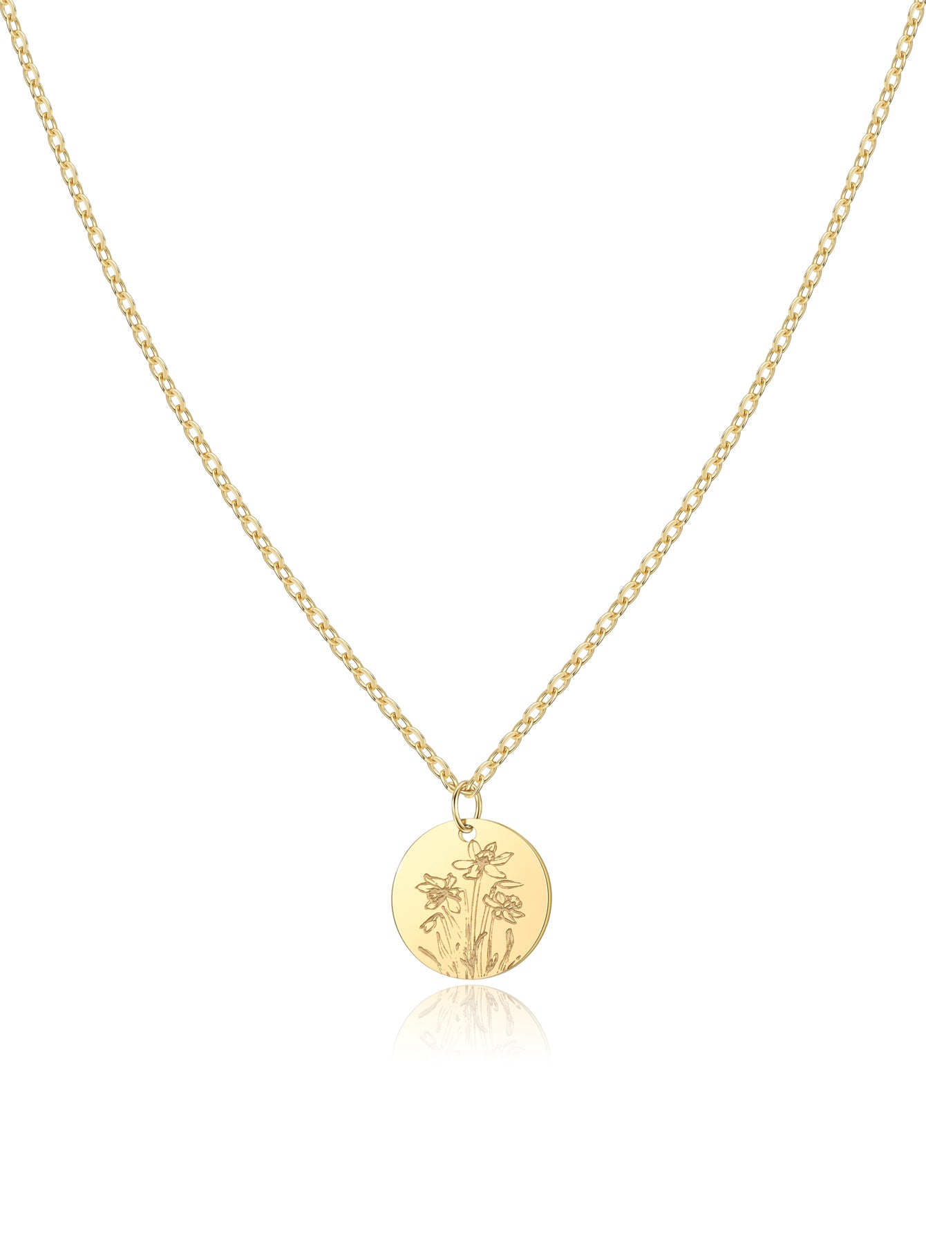 Birth Flower Necklaces