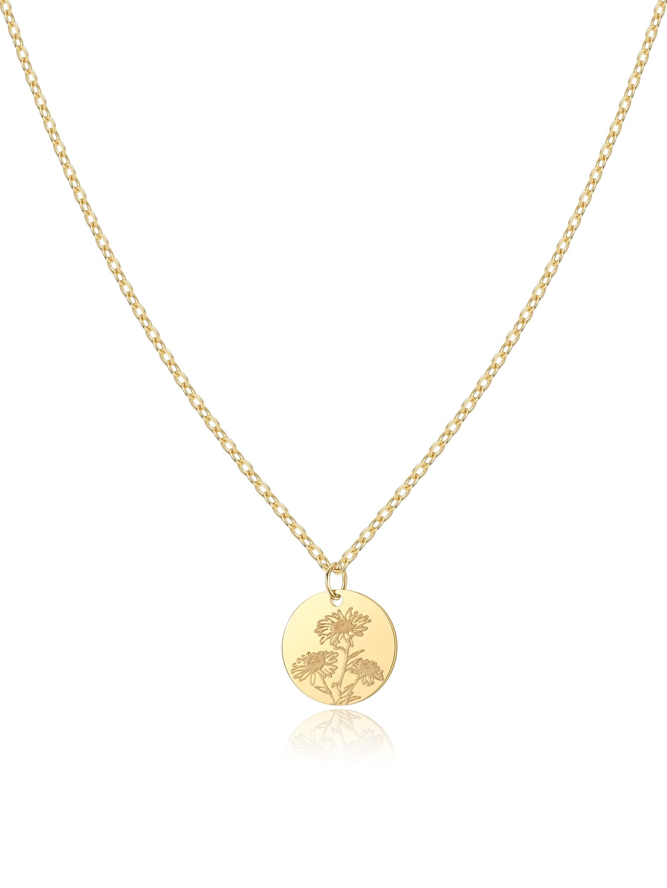 Birth Flower Necklaces