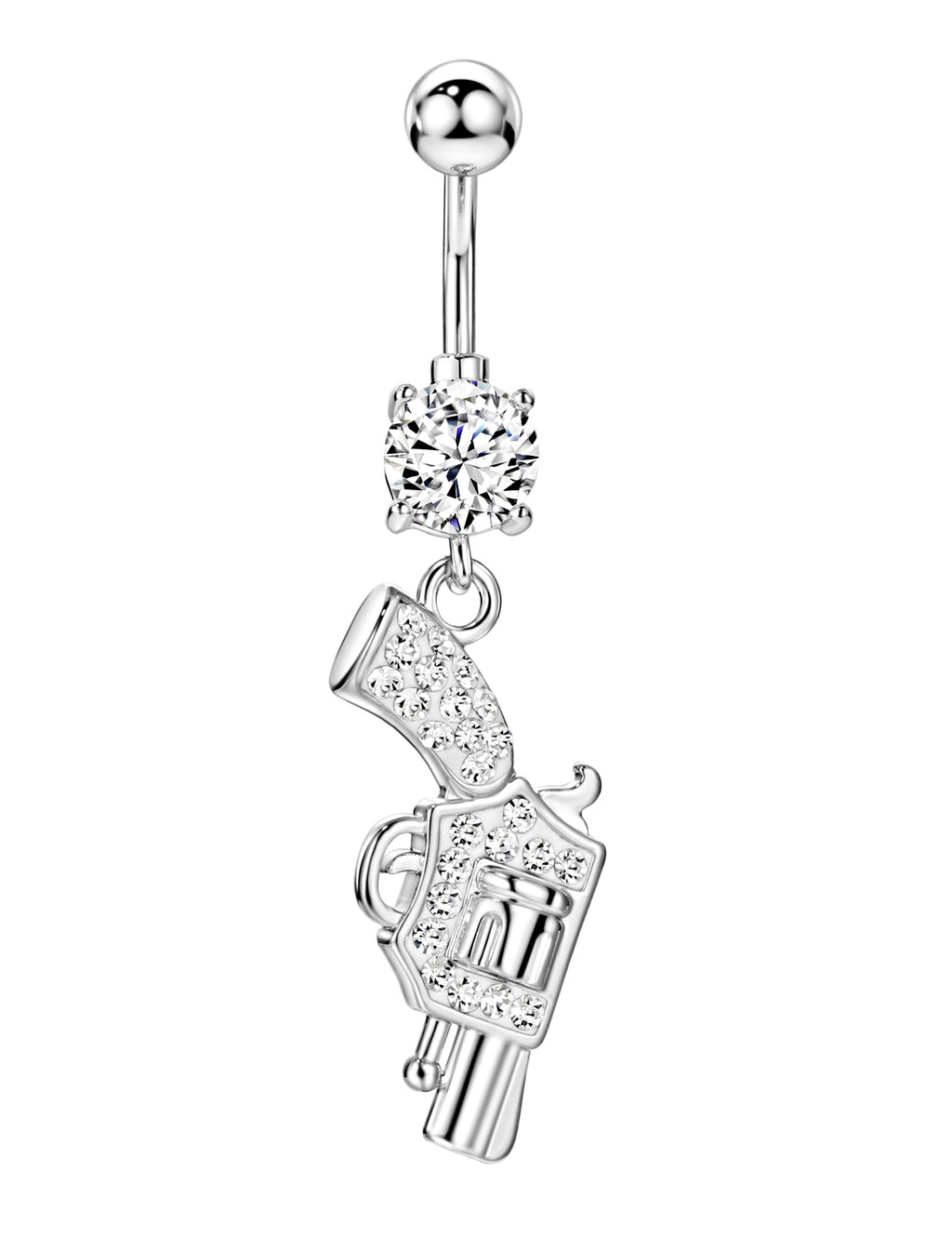 Gun Belly Button Ring