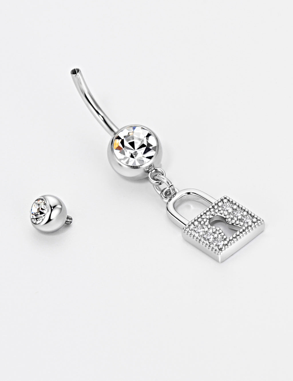Lock Belly Button Ring