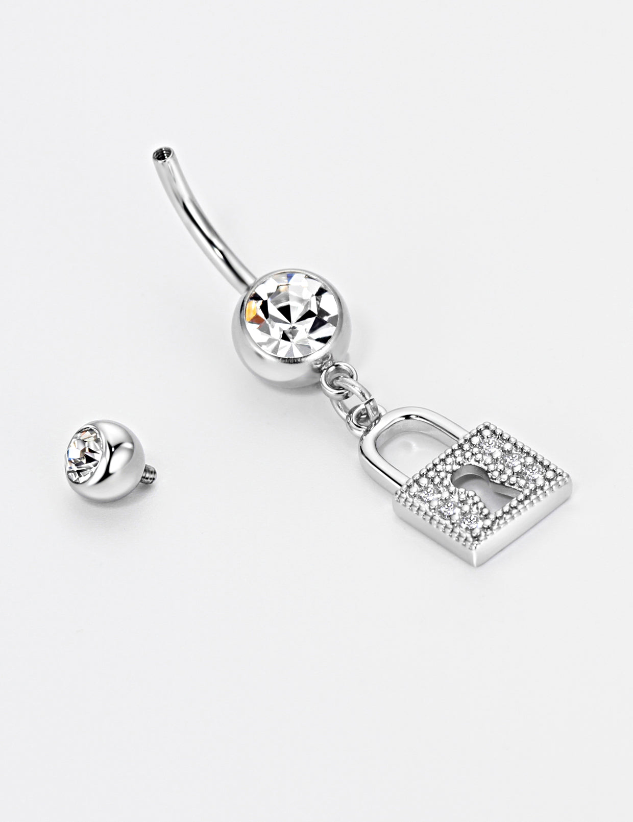 Lock Belly Button Ring