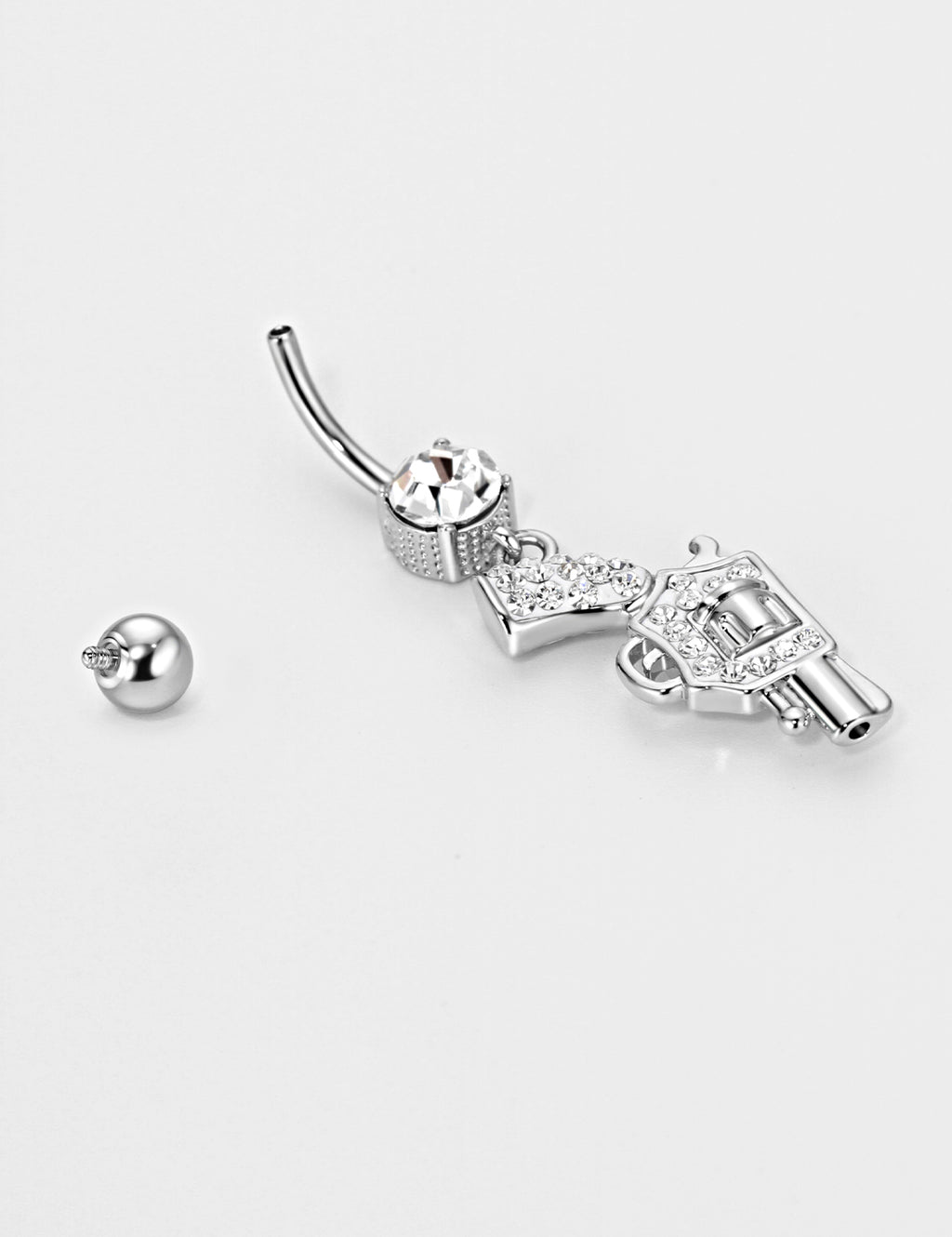 Gun Belly Button Ring