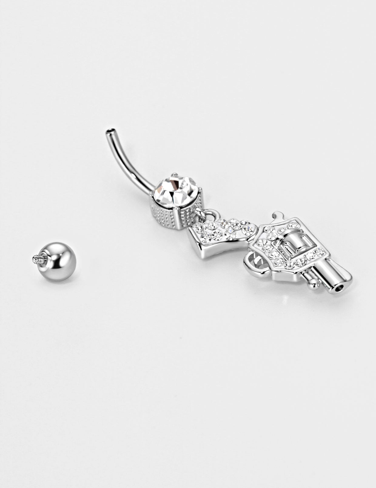 Gun Belly Button Ring