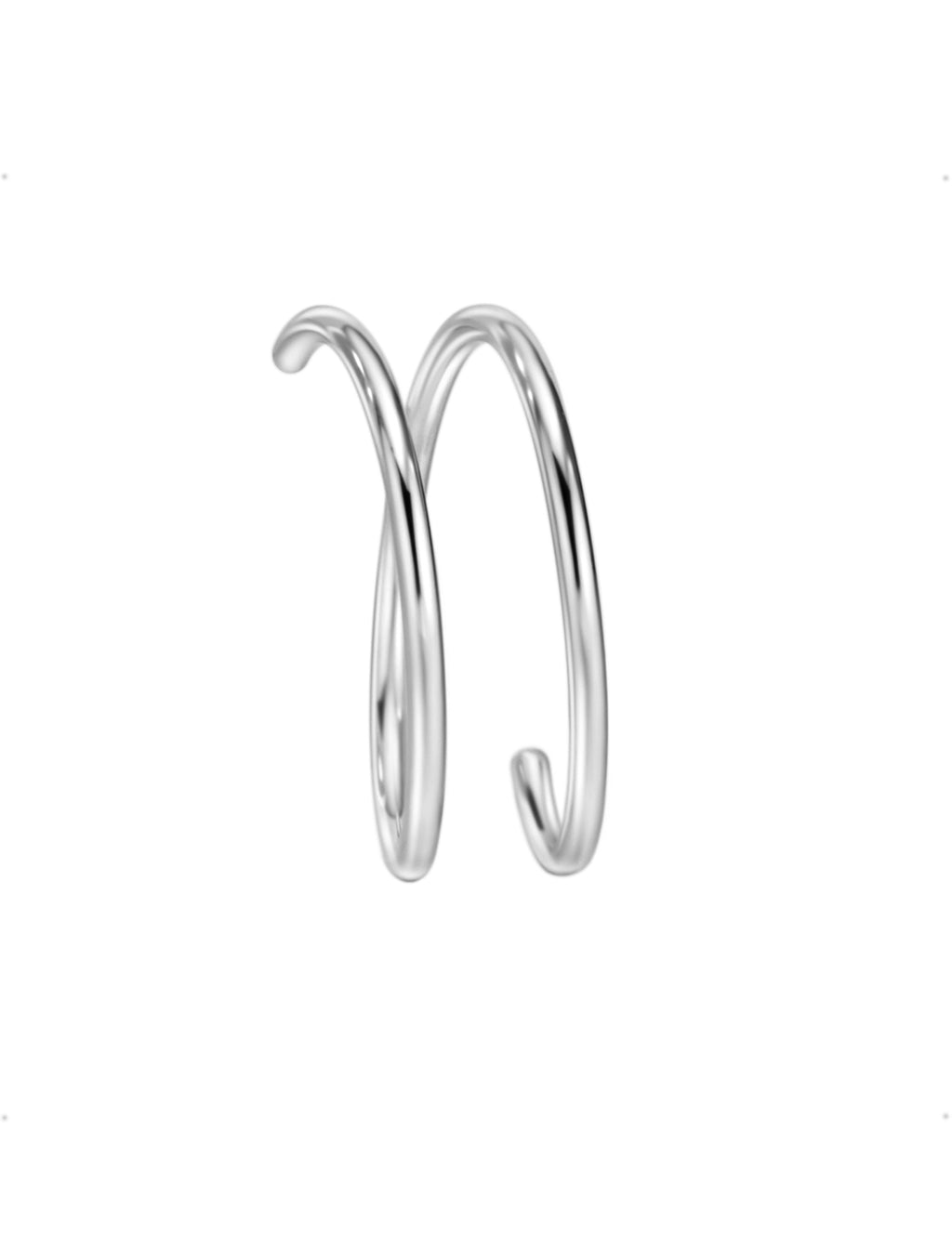 Birthstone Spiral Nose Ring